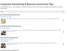 Tablet Screenshot of corporatehistorynet.blogspot.com
