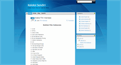 Desktop Screenshot of koleksisendiri.blogspot.com