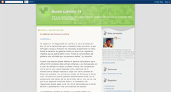 Desktop Screenshot of mundocuantico14.blogspot.com