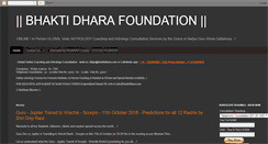 Desktop Screenshot of bhaktidhara.blogspot.com