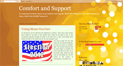 Desktop Screenshot of comfortandsupport.blogspot.com
