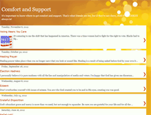 Tablet Screenshot of comfortandsupport.blogspot.com