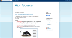 Desktop Screenshot of aion911.blogspot.com