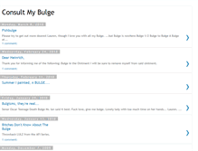 Tablet Screenshot of consultmybulge.blogspot.com