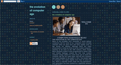 Desktop Screenshot of evolutioncomputerage.blogspot.com