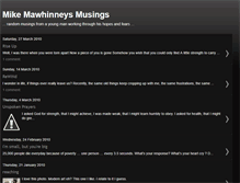 Tablet Screenshot of mikemawhinneysmusings.blogspot.com