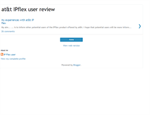 Tablet Screenshot of ipflexreview.blogspot.com