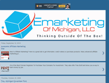 Tablet Screenshot of emarketingofmichigan.blogspot.com