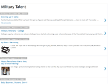 Tablet Screenshot of military-talent.blogspot.com