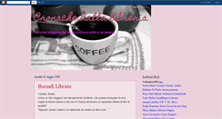 Desktop Screenshot of cronachedallalibreria.blogspot.com