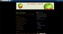 Desktop Screenshot of cuisinieredamour.blogspot.com