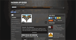 Desktop Screenshot of fbappsreview.blogspot.com