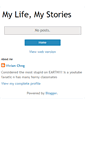 Mobile Screenshot of mylife--my-stories.blogspot.com