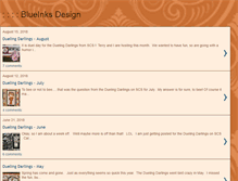 Tablet Screenshot of blueinksdesign.blogspot.com
