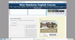 Desktop Screenshot of newheadwayenglish.blogspot.com