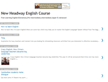 Tablet Screenshot of newheadwayenglish.blogspot.com