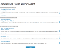 Tablet Screenshot of pinkertheliteraryagent.blogspot.com