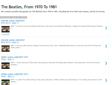 Tablet Screenshot of beatles7081.blogspot.com