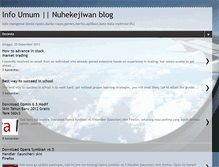 Tablet Screenshot of nuhekejiwan.blogspot.com