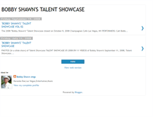 Tablet Screenshot of bobbyshawntalentshowcase.blogspot.com