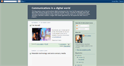 Desktop Screenshot of networkedcommunications.blogspot.com