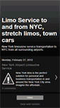 Mobile Screenshot of newyorkairportlimousineservice.blogspot.com