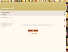 Tablet Screenshot of lebanonroad.blogspot.com