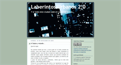 Desktop Screenshot of laberintosurbanos.blogspot.com