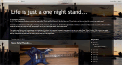 Desktop Screenshot of lifeisjustaonenightstand.blogspot.com