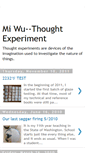 Mobile Screenshot of miwuthoughtexperiment.blogspot.com