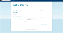 Desktop Screenshot of caretips4u.blogspot.com