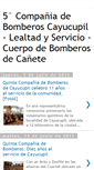 Mobile Screenshot of bomberoscayucupil.blogspot.com