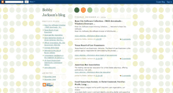 Desktop Screenshot of bobbyjackson1970.blogspot.com