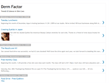 Tablet Screenshot of dermfactor.blogspot.com