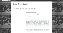 Desktop Screenshot of annechrisbakker.blogspot.com