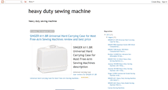 Desktop Screenshot of heavydutysewingmachinereview.blogspot.com