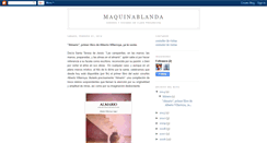Desktop Screenshot of maquinablanda.blogspot.com