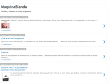 Tablet Screenshot of maquinablanda.blogspot.com