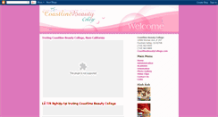 Desktop Screenshot of coastlinebeautycollege.blogspot.com