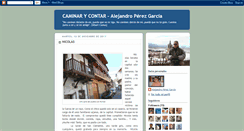 Desktop Screenshot of caminarycontar.blogspot.com