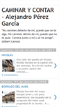 Mobile Screenshot of caminarycontar.blogspot.com