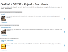 Tablet Screenshot of caminarycontar.blogspot.com