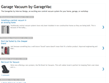 Tablet Screenshot of garagevacuums.blogspot.com