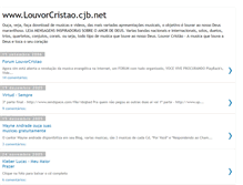 Tablet Screenshot of louvorcristao.blogspot.com