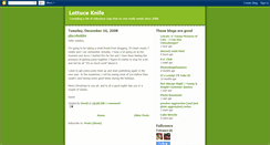 Desktop Screenshot of lettuceknife.blogspot.com