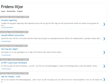 Tablet Screenshot of fridlilja.blogspot.com
