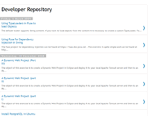 Tablet Screenshot of developer-repository.blogspot.com