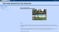 Desktop Screenshot of bedandbreakfasturuguay.blogspot.com