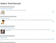 Tablet Screenshot of moderntrendhairstyle.blogspot.com