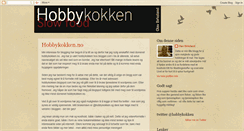 Desktop Screenshot of hobbykokken.blogspot.com